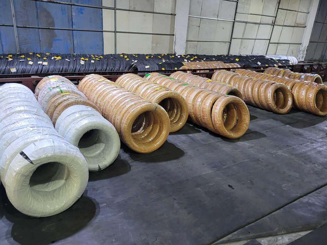 鋼線製品の貯蔵のため